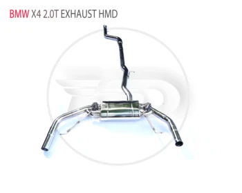 HMD din Oțel Inoxidabil Sistem de Evacuare Catback Este Potrivit Pentru BMW X3 X4 G08 G02 2.0 T 2018-2022 Modificare Auto Electronice Valve